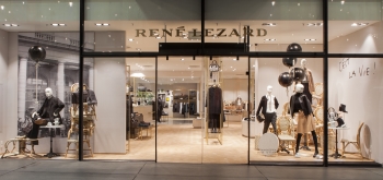 Boutique von René Lezard in München: Über ein Insolvenzverfahren sucht das Label seit Juni nach Investoren.